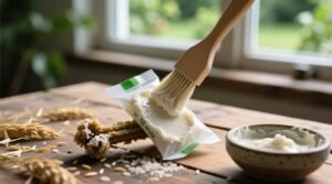 Eco friendly cleaning rice flour paste for pet chew packaging.jpg