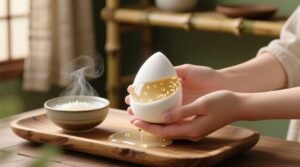 Eco friendly cleaning sanitize beauty blenders with rice water.jpg