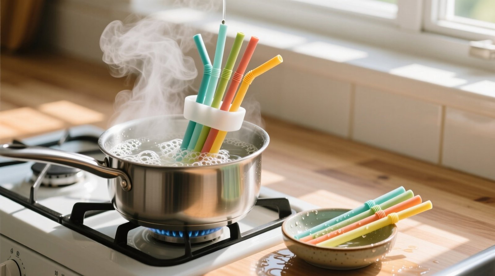 Eco friendly cleaning sanitize straws without dishwasher.jpg