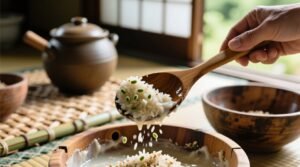 Eco friendly cleaning sanitize wooden utensils with rice bran.jpg