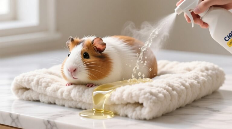 Eco friendly cleaning tips cold saponified oil wash for guinea pig fleece.jpg