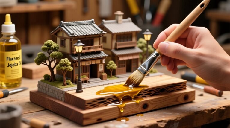 Eco friendly cleaning tips flaxseed vs jojoba for diorama bases.jpg