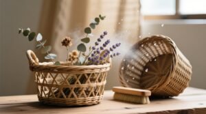 Eco friendly cleaning tips for rattan baskets.jpg