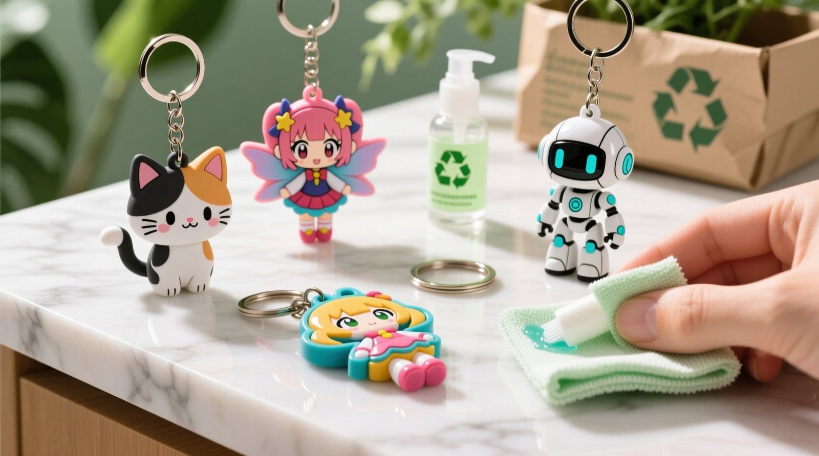 Eco friendly cleaning tips for silicone anime keychains.jpg