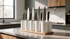 Eco friendly cleaning tips rice gravity for knife blocks.jpg