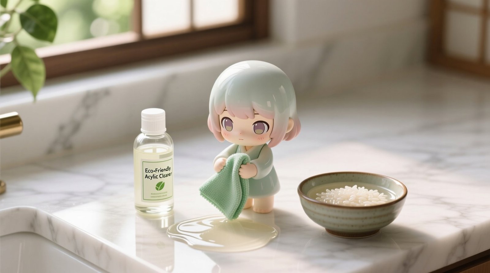 Eco friendly cleaning tips rice water for acrylic display cases.jpg