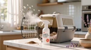 Eco friendly cleaning tips sanitize pet carriers without residue.jpg