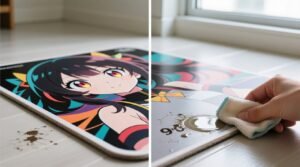 Eco friendly scuff removal for vinyl anime mats.jpg