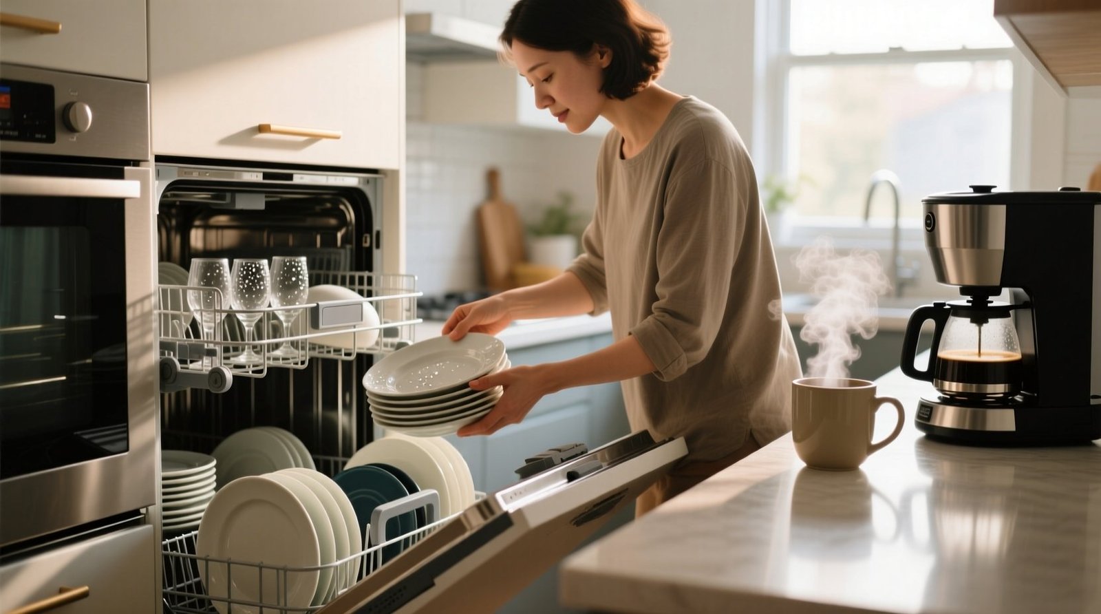 Everyday Tips: Empty the Dishwasher While Your Coffee Is Brewing