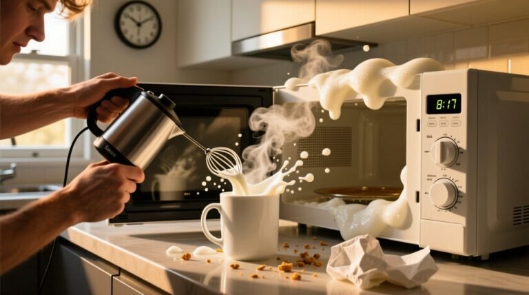 Fake a latte using a milk frother and microwave science backed method.jpg
