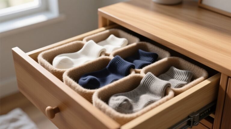 Felt vs plastic drawer dividers for socks.jpg