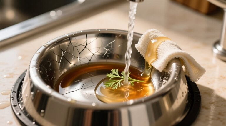 Fermented yarrow cleaner scratched stainless bowls.jpg