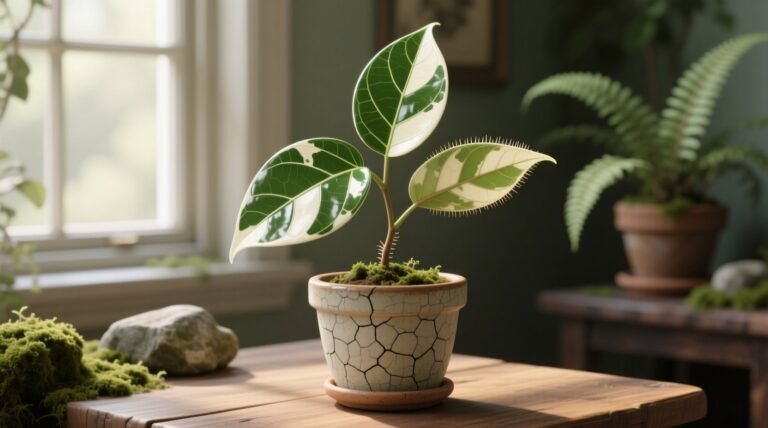 Ficus triangularis variegata care light water pruning guide.jpg