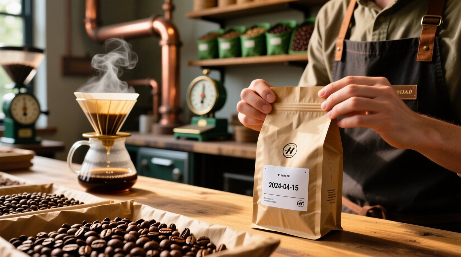 Find fresh quality coffee by looking for the roast date.jpg