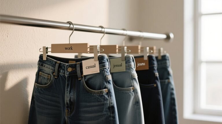 Find your jeans quicker with hanging labels a textile safe system.jpg
