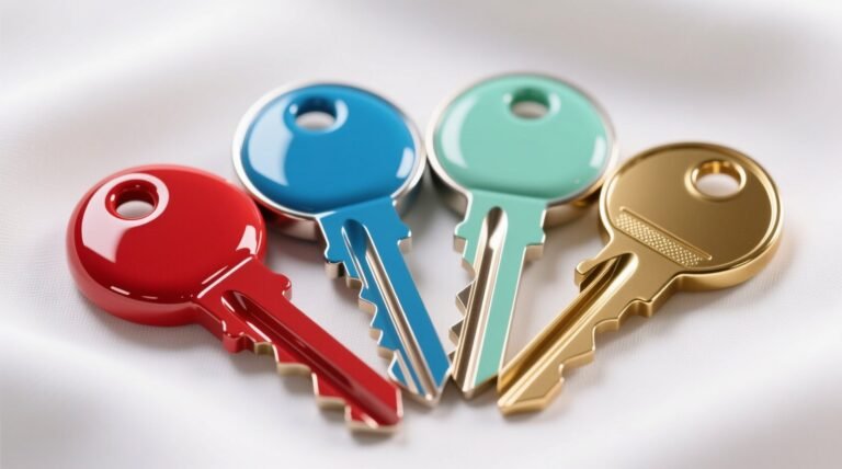 Fingernail polish keeps your keys easily identifiable a pro organizers guide.jpg