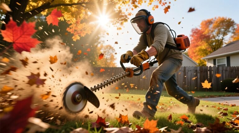 Fire up your weed whacker to turn fall leaves into mulch heres the truth.jpg