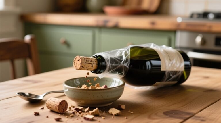 Fix corked wine with a bowl and plastic wrap the science says no.jpg