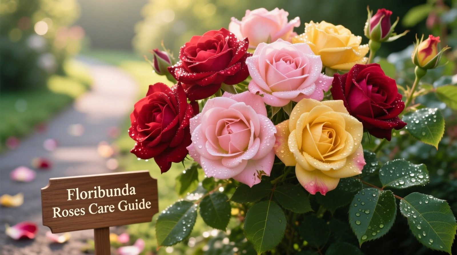 Floribunda roses care guide pruning watering disease control.jpg