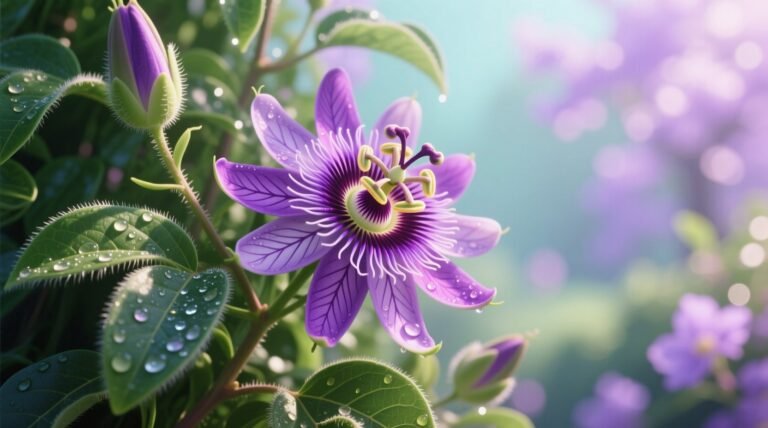 Flowering purple passion plant how to encourage blooms.jpg