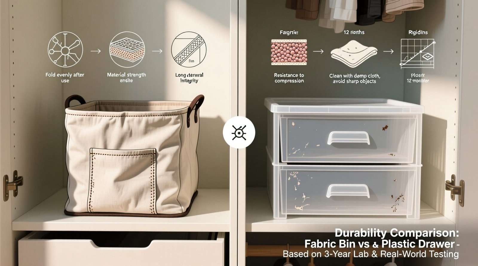 Foldable bins vs plastic drawers which lasts longer.jpg