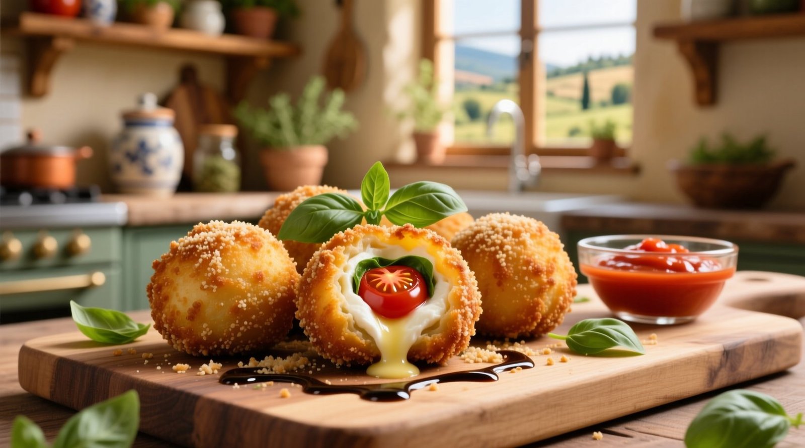 Fried caprese balls recipe crisp molten foolproof food science tested.jpg