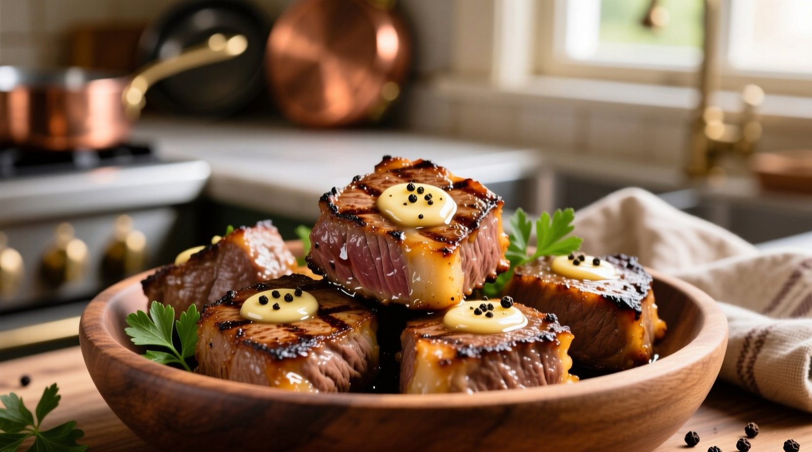 Garlic butter steak bites science backed kitchen hacks for perfect results.jpg
