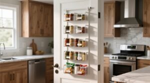 Get organized and save pantry space with an over the door organizer.jpg