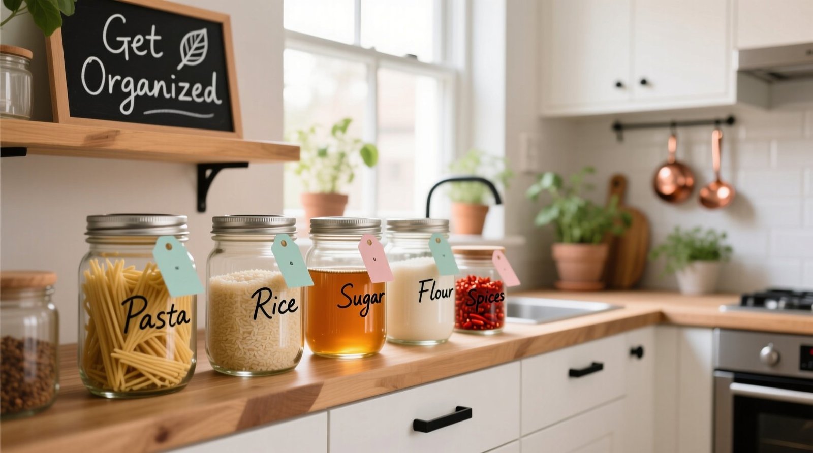 Get Organized Mason Jars Kitchen: Science-Backed Storage Systems