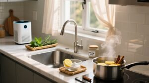 Get rid of strong kitchen smells with these easy tricks.jpg