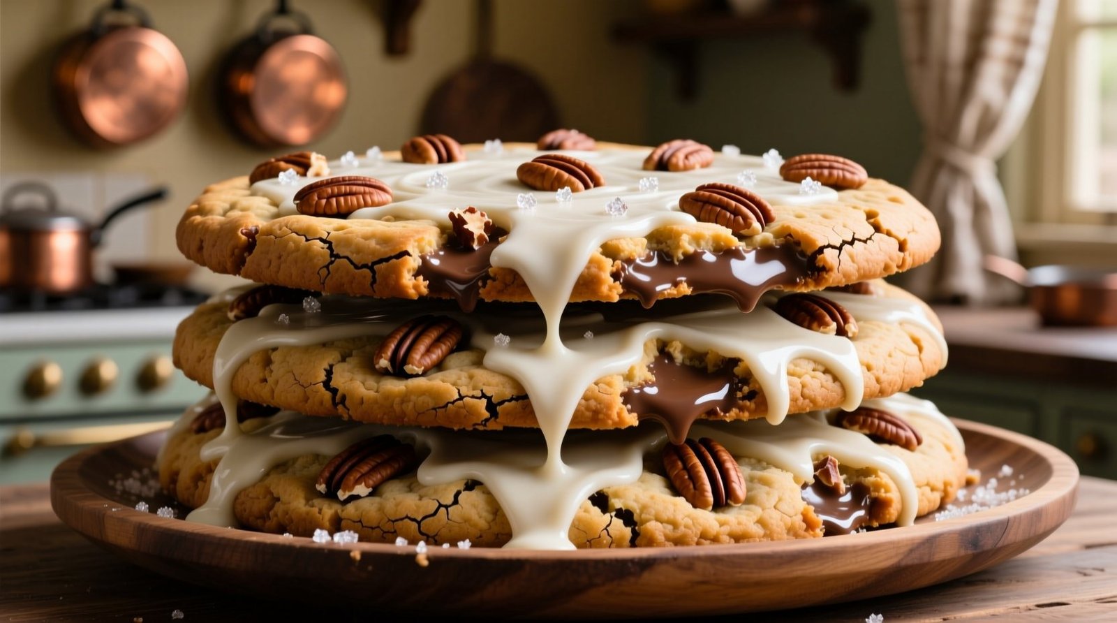 Giant white chocolate pecan cookies science backed baking hacks.jpg