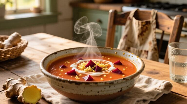 Gingery beet soup hacks science backed prep storage flavor boosts.jpg