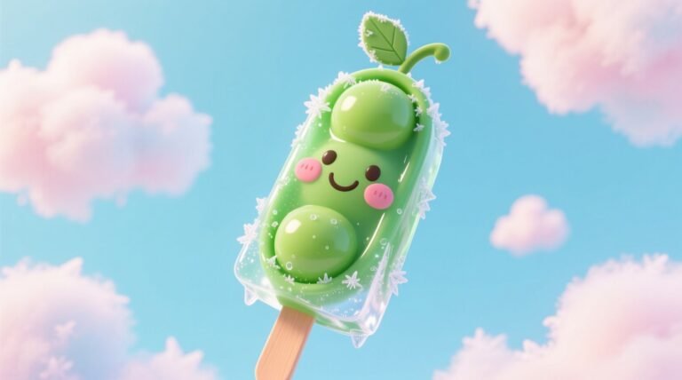Give your kid who hates vegetables some frozen pea sicles.jpg