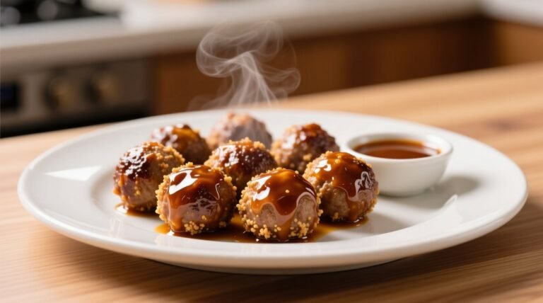 Glazed air fryer meatballs recipe science backed method for perfect results.jpg