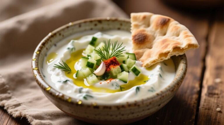 Greek yogurt tzatziki recipe science backed no separation method.jpg