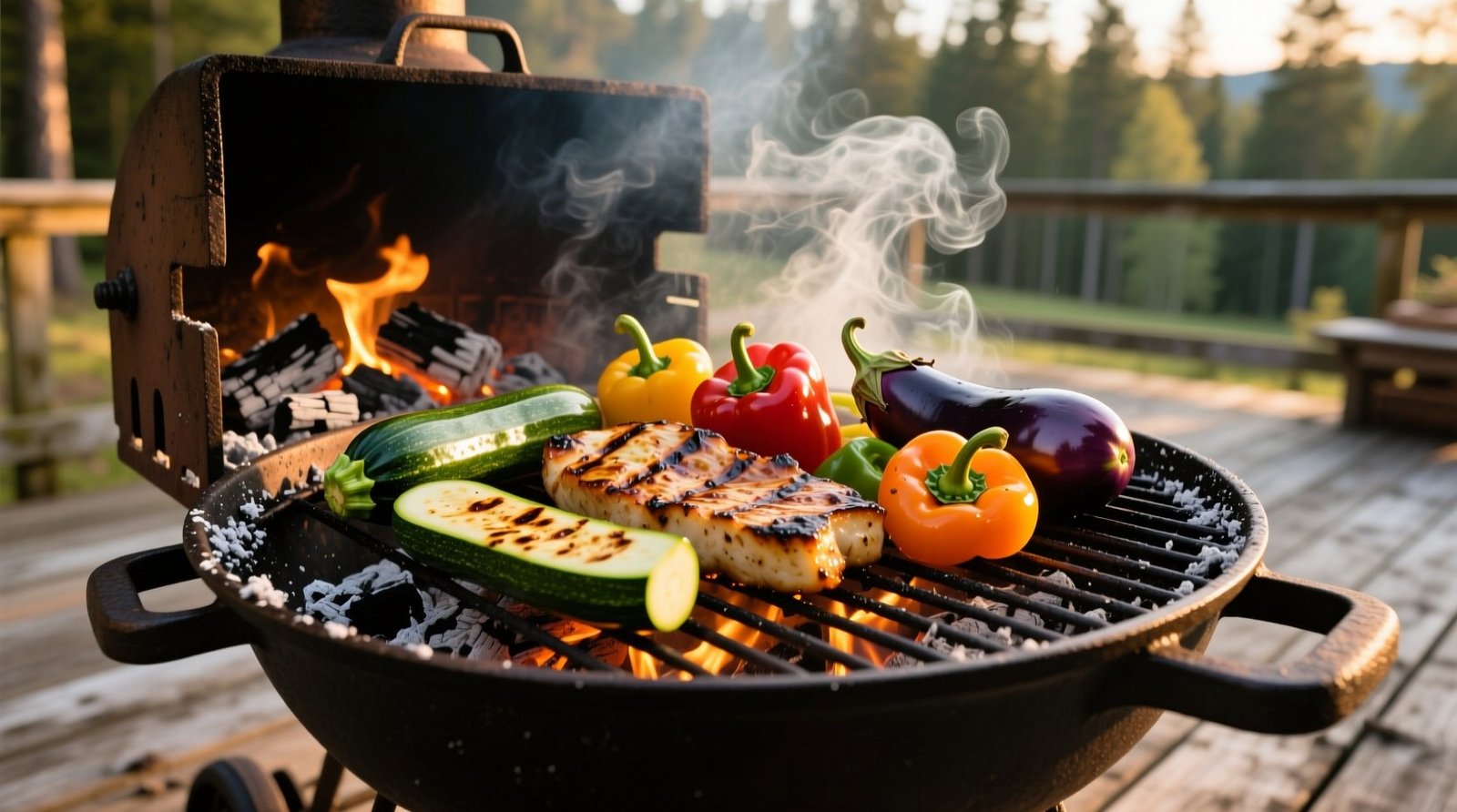 Grill Tender Vegetables Right on Your Charcoal Chimney (Science-Backed)
