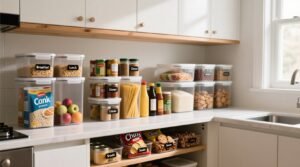 Group items in your pantry by meal to remember what to cook.jpg