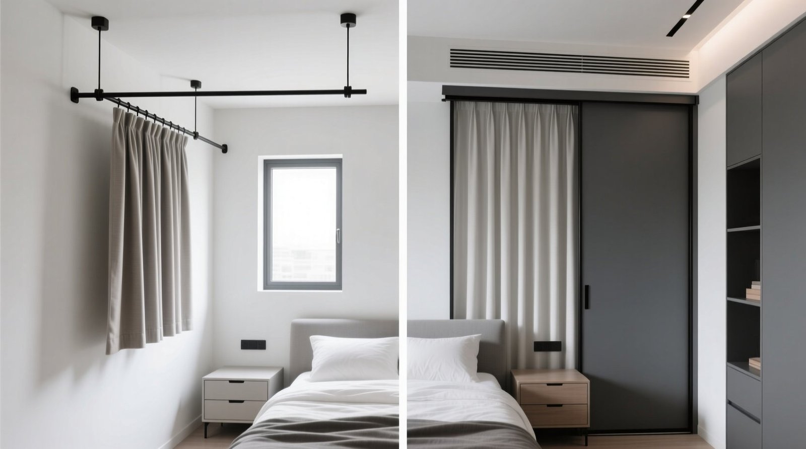 Hanging rod vs sliding track space saving truth.jpg