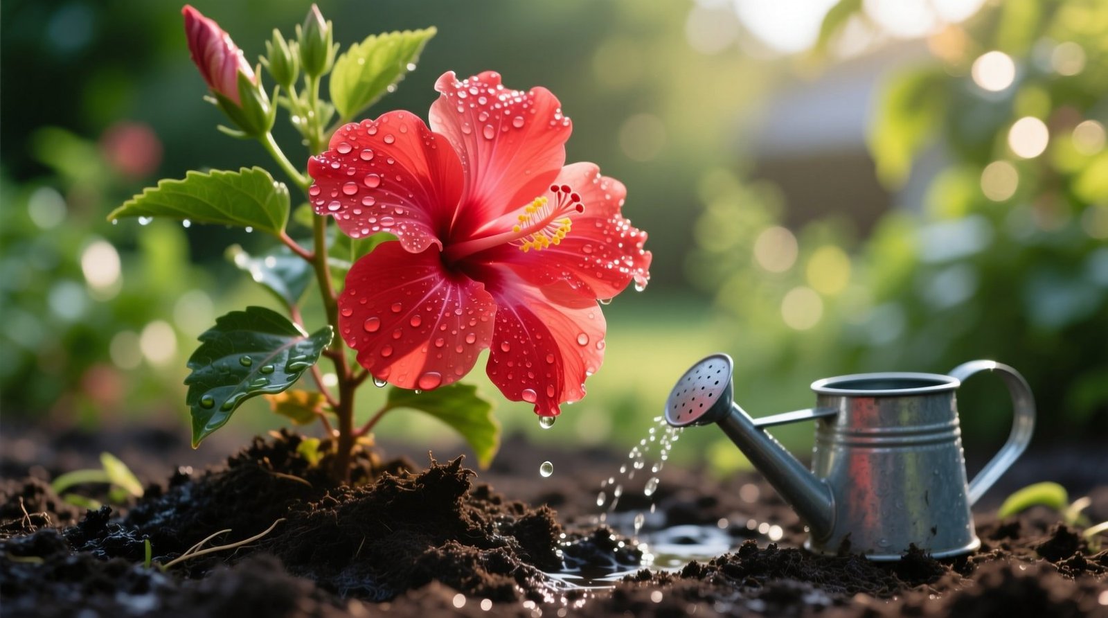 Hibiscus watering requirements how often how much to water.jpg