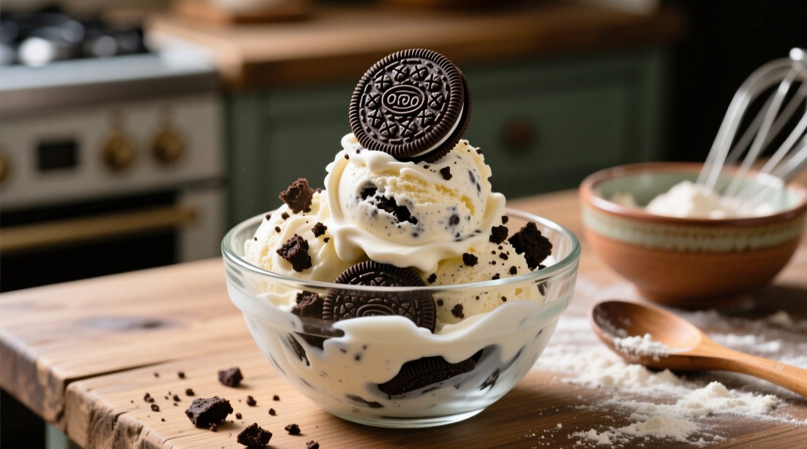 Homemade Oreo Ice Cream Recipe: No-Churn, No Machine, No Ice Crystals