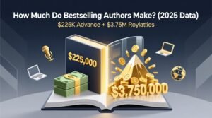 How much do bestselling authors make 2025 data 225k advance 375m royalties.jpg