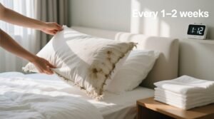 How often should you change your pillowcases science backed frequency.jpg