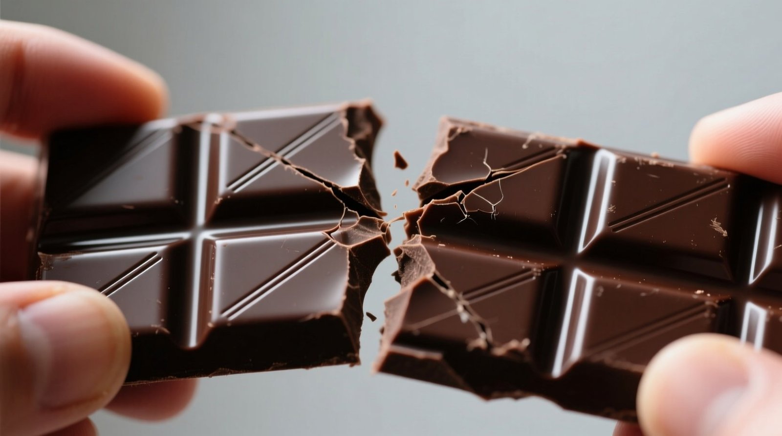How to Break Apart a Chocolate Bar Quickly and Evenly with a Ruler