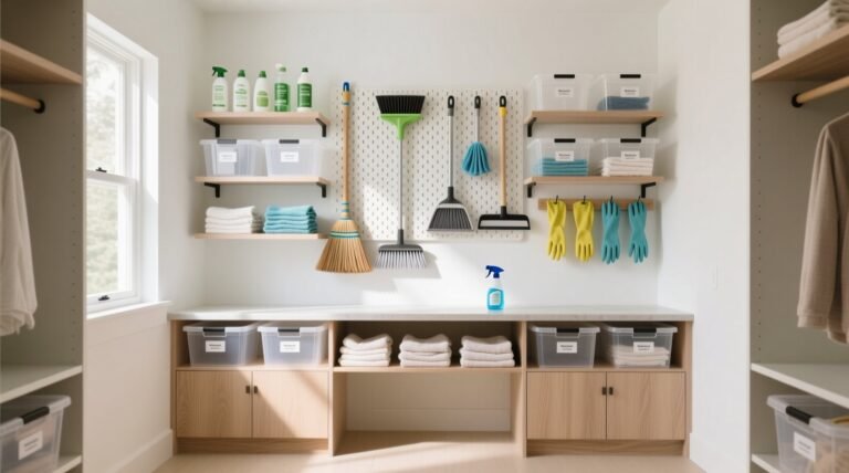 How to build a diy cleaning closet space smart textile safe storage.jpg