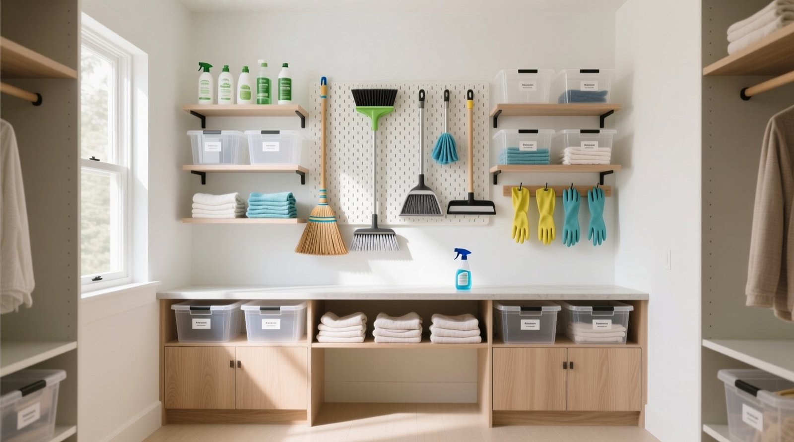 How to build a diy cleaning closet space smart textile safe storage.jpg