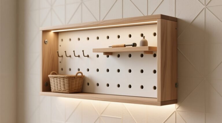 How to build a shallow pegboard cabinet for extra storage.jpg