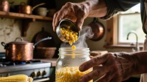 How to can corn safe usda approved pressure canning steps.jpg