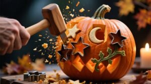How to carve pumpkins with cookie cutters and a mallet safely precisely.jpg
