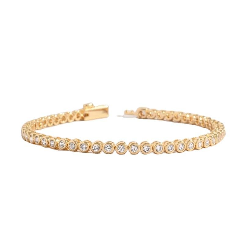 How to choose a tennis bracelet gold 7 inches waterproof.jpg
