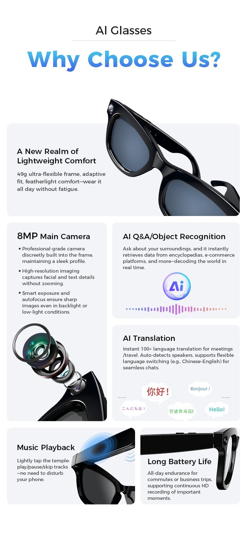 How to choose ai smart glasses with 8mp camera expert buying guide.jpg
